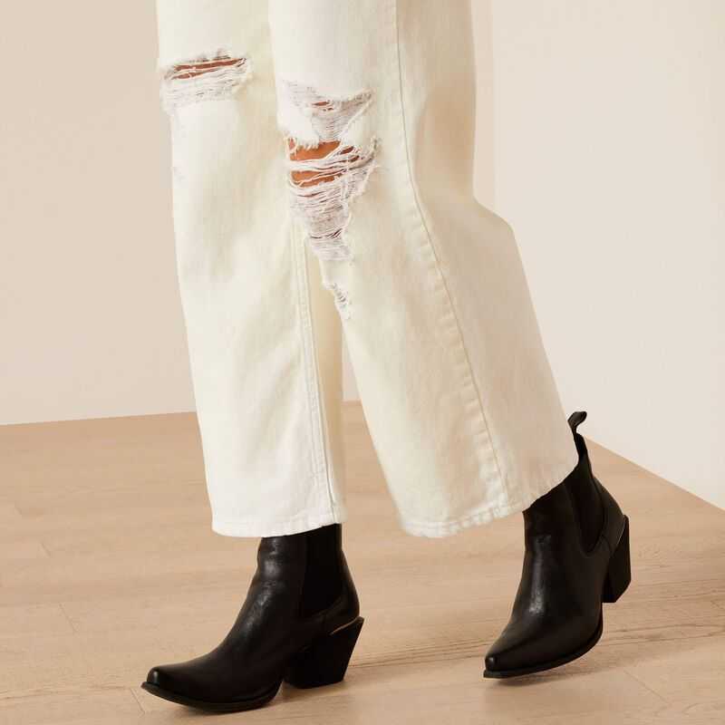 Ariat Ultra High Rise Tomboy Wide White | 146DOJQWG