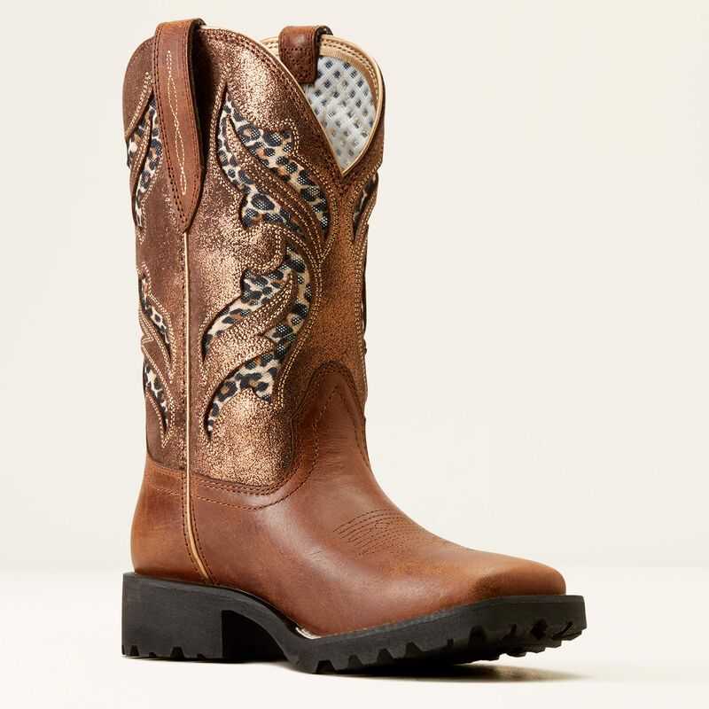 Ariat Unbridled Rancher VentTEK Western Boot Copper Metal | 253ELVXKQ