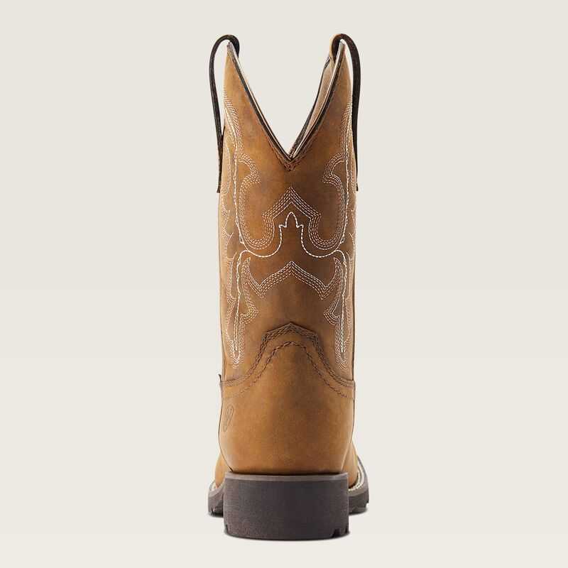 Ariat Unbridled Rancher Waterproof Western Boot Brown | 281MPJFGH