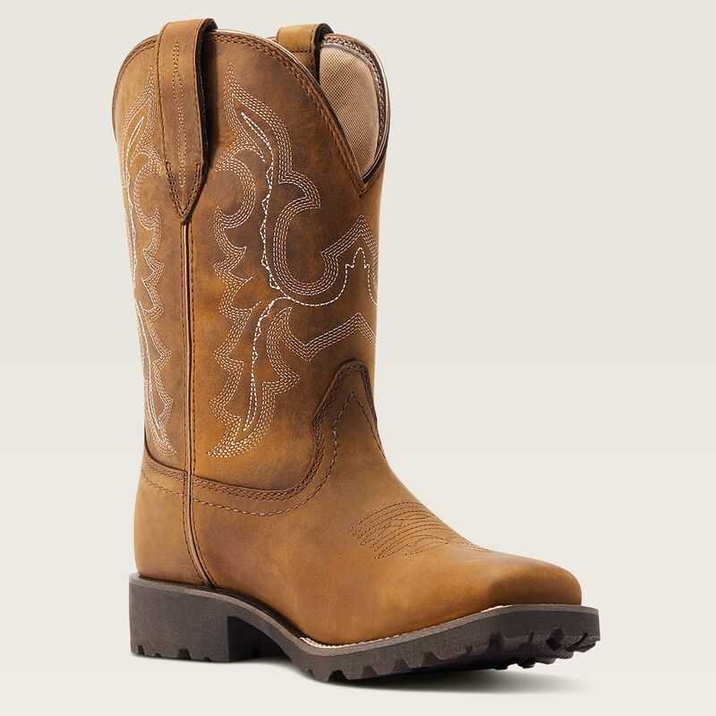 Ariat Unbridled Rancher Waterproof Western Boot Brown | 281MPJFGH