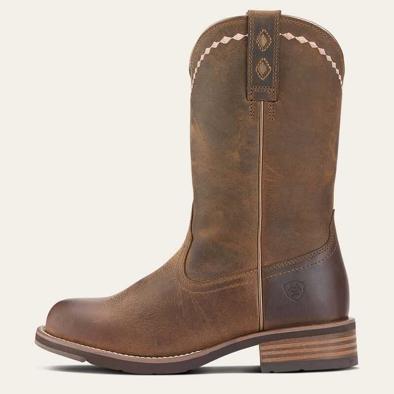 Ariat Unbridled Roper Western Boot Brown | 746HOZQAI