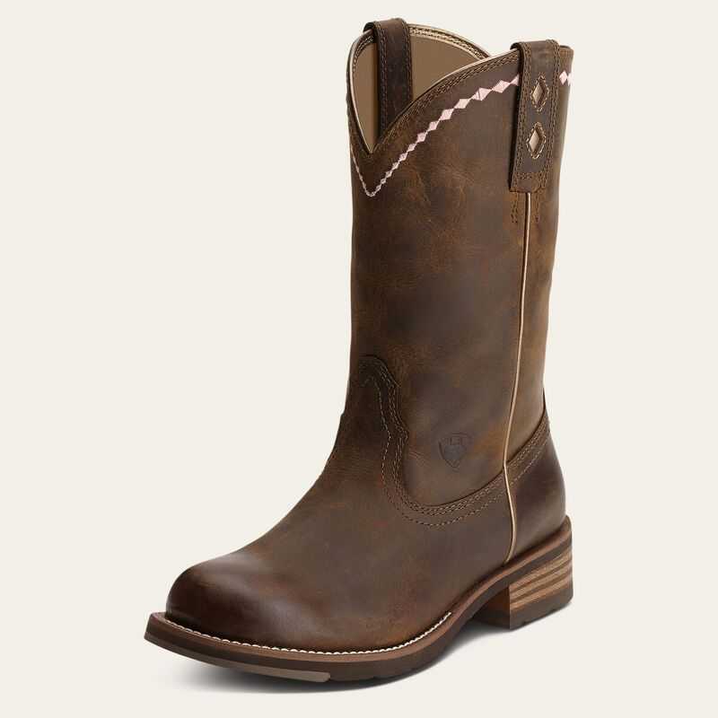 Ariat Unbridled Roper Western Boot Brown | 746HOZQAI