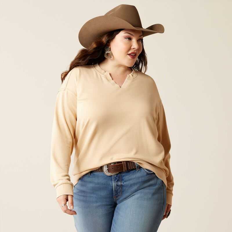 Ariat Unwind Sweatshirt Tannin | 391OZQEND