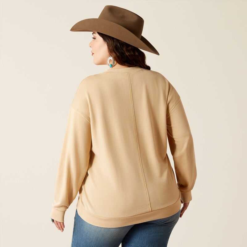 Ariat Unwind Sweatshirt Tannin | 391OZQEND