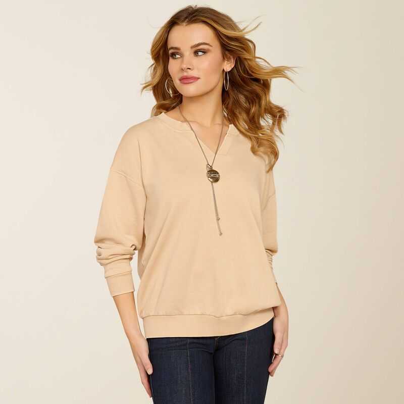 Ariat Unwind Sweatshirt Tannin | 391OZQEND