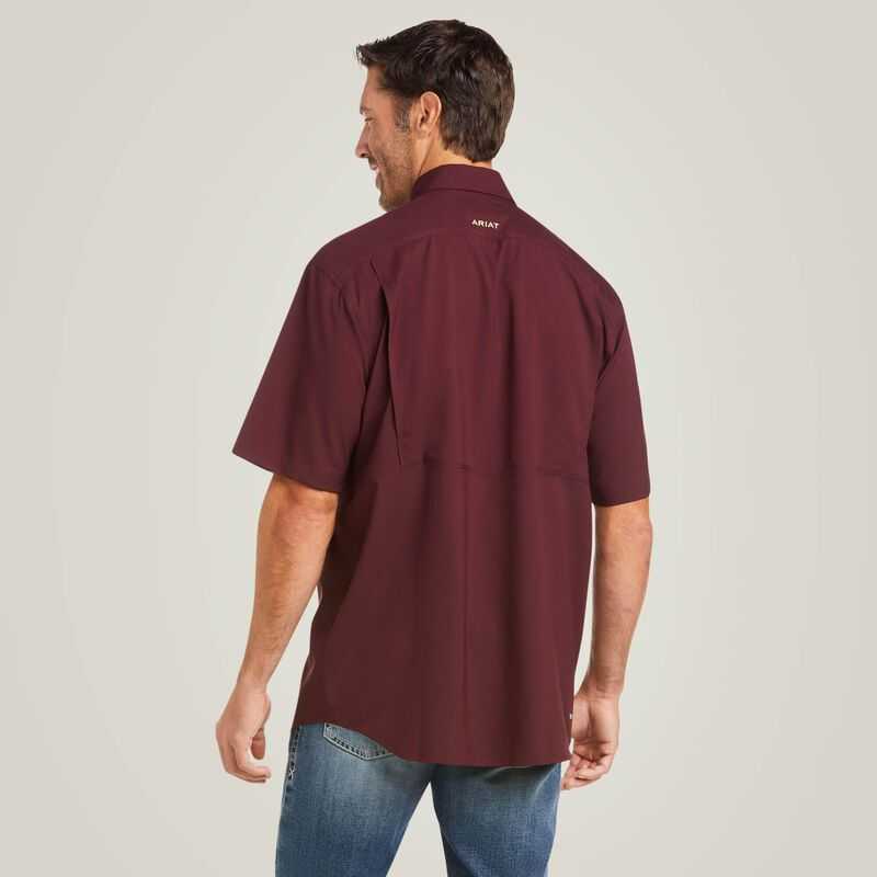 Ariat VentTEK Classic Fit Shirt Malbec | 298AKOPZB