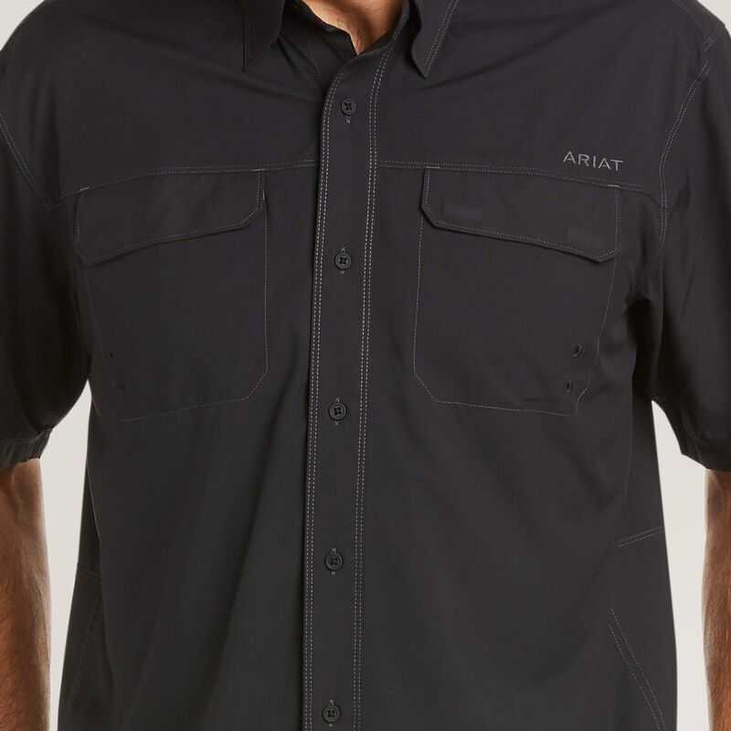 Ariat VentTEK Outbound Classic Fit Shirt Black | 031REDCLM