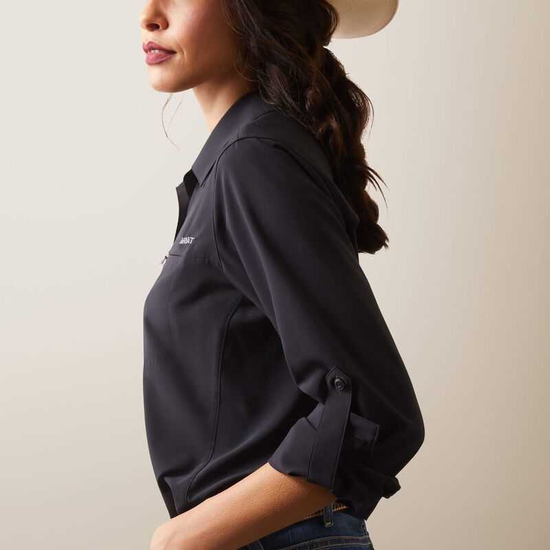 Ariat VentTEK Stretch Shirt Black | 960KDCWZA