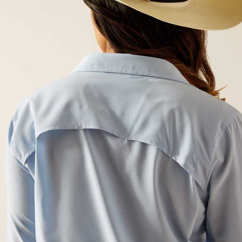 Ariat VentTEK Stretch Shirt Blue | 316YWOBUK