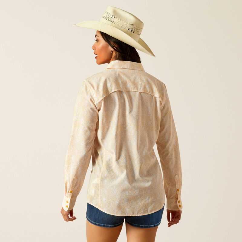 Ariat VentTEK Stretch Shirt Ochre Paisley | 254LXQOTI