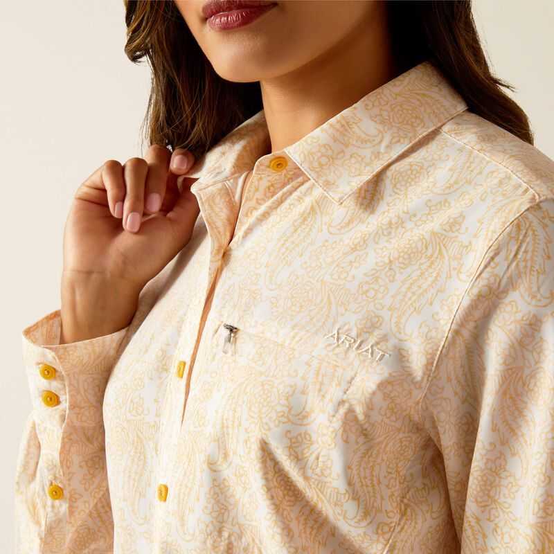 Ariat VentTEK Stretch Shirt Ochre Paisley | 254LXQOTI