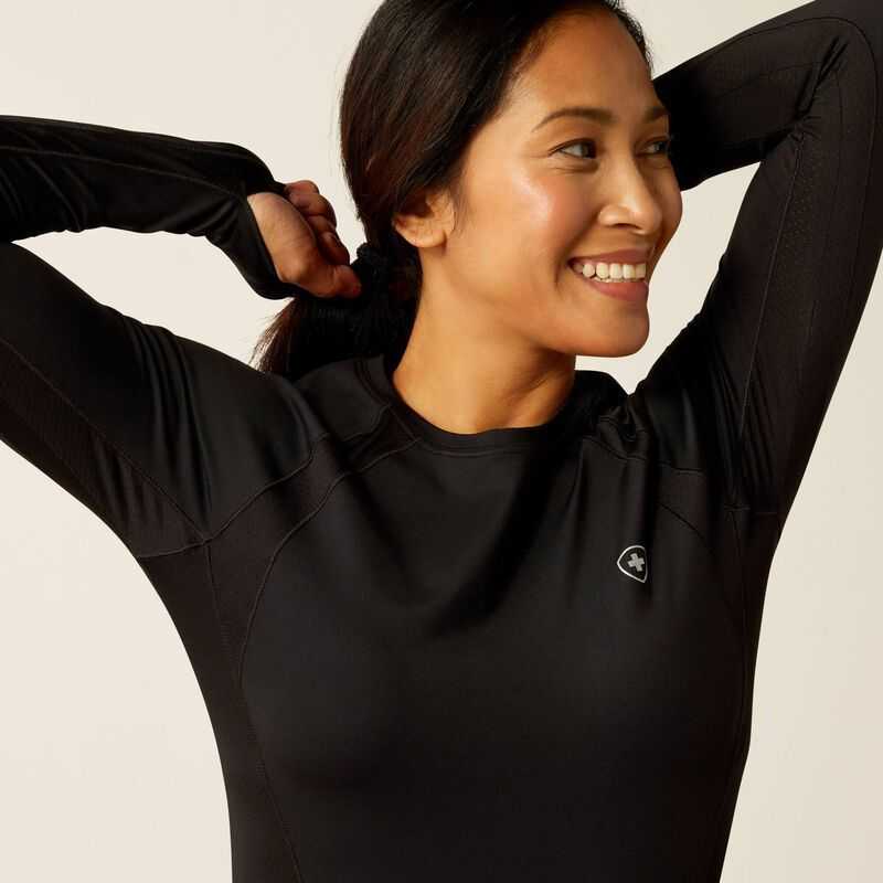 Ariat VentTEK Underscrub Baselayer Black | 749BSNDMV