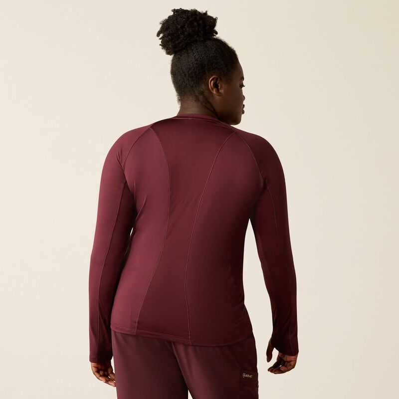 Ariat VentTEK Underscrub Baselayer Winetasting | 149ZBWHJL