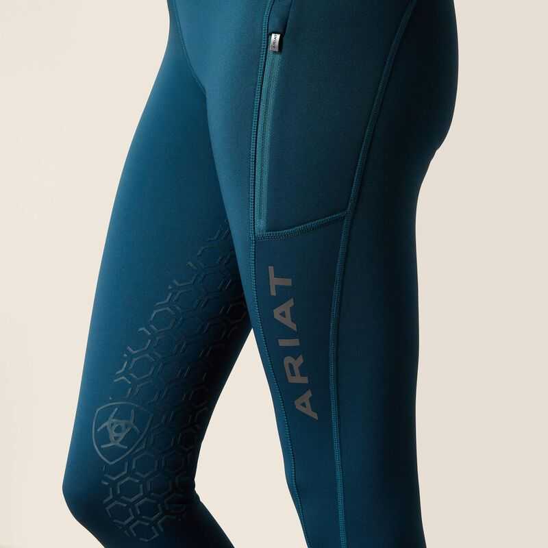 Ariat Venture Thermal Half Grip Tight Reflecting Pond | 738XBNSLG