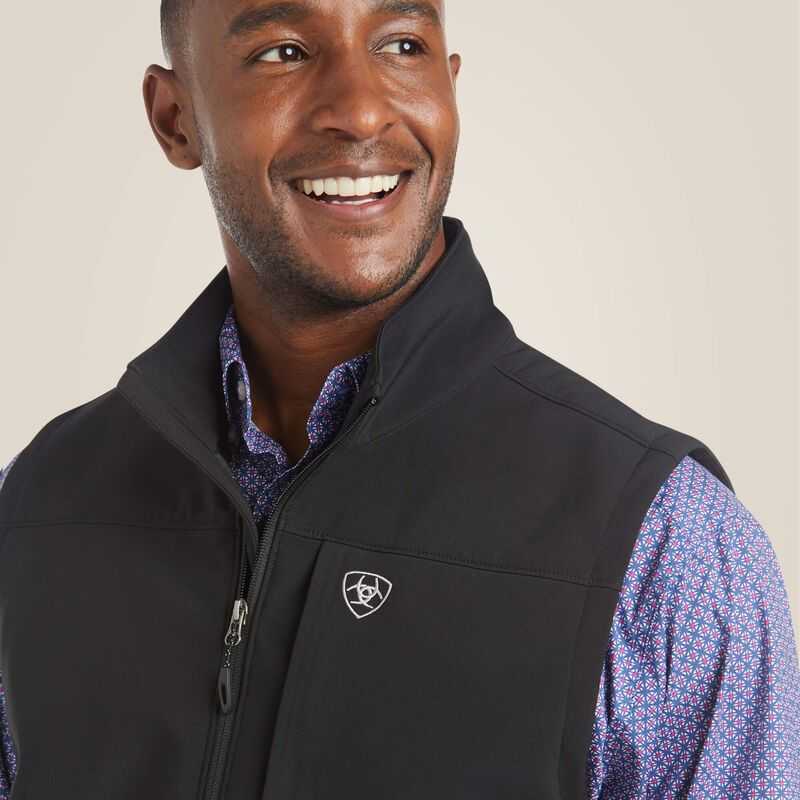 Ariat Vernon 2.0 Softshell Vest Black | 023HFRDTK