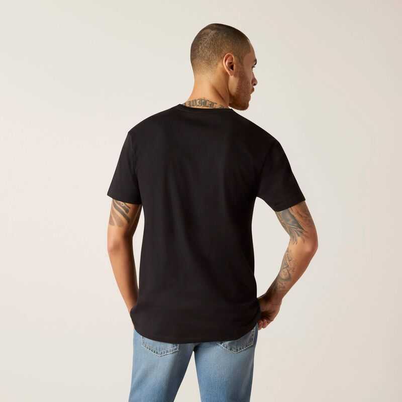 Ariat Viva Mexico T-Shirt Black | 379XTNRDC