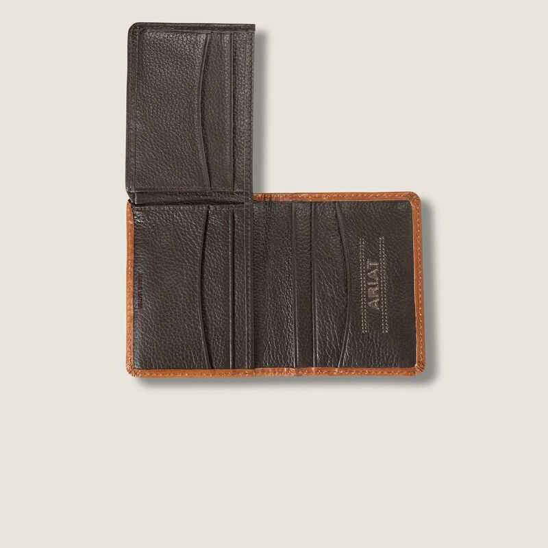 Ariat Weaved Bifold Wallet Brown | 159VYMNWK