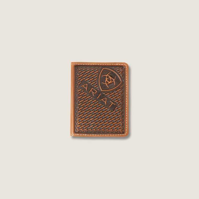 Ariat Weaved Bifold Wallet Brown | 159VYMNWK