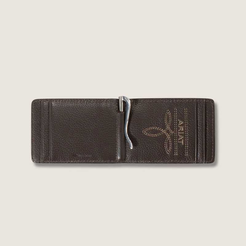 Ariat Weaved Money Clip Brown | 681XQEITJ