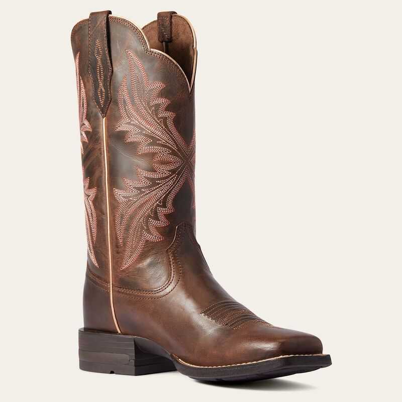 Ariat West Bound Western Boot Brown | 713OMFAHQ