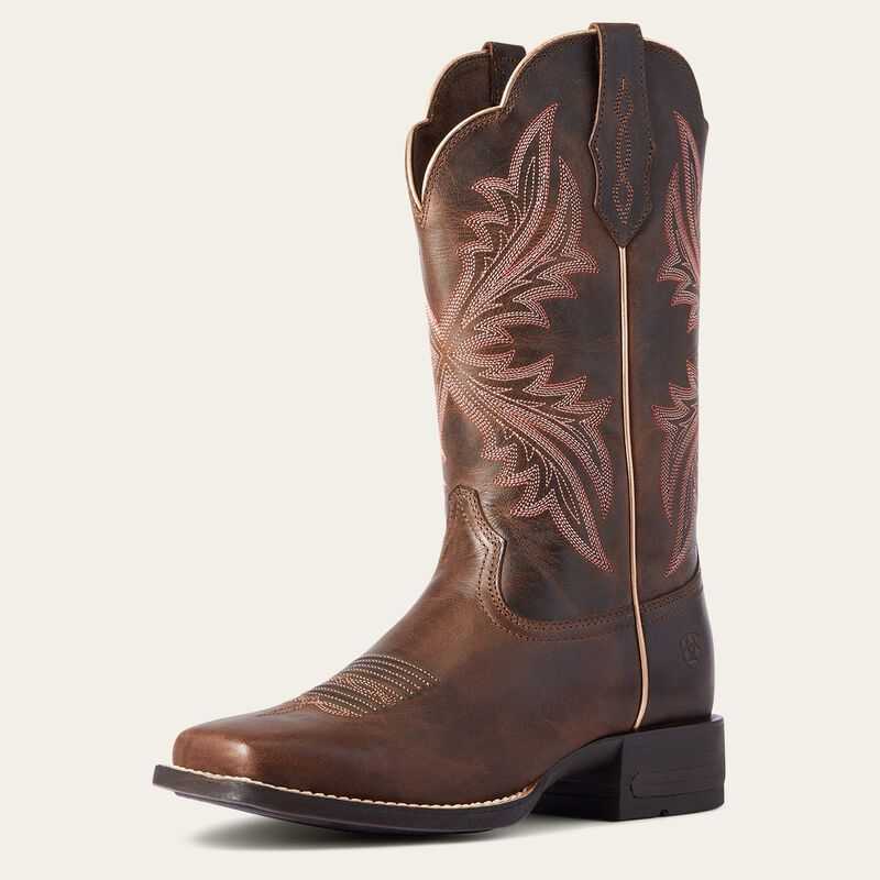 Ariat West Bound Western Boot Brown | 713OMFAHQ