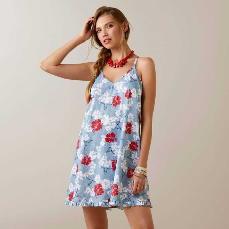 Ariat Western Aloha Dress Wa Pareu Print | 261ZTSLHU