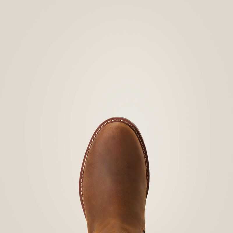 Ariat Wexford Waterproof Chelsea Boot Brown | 985WBFZPJ