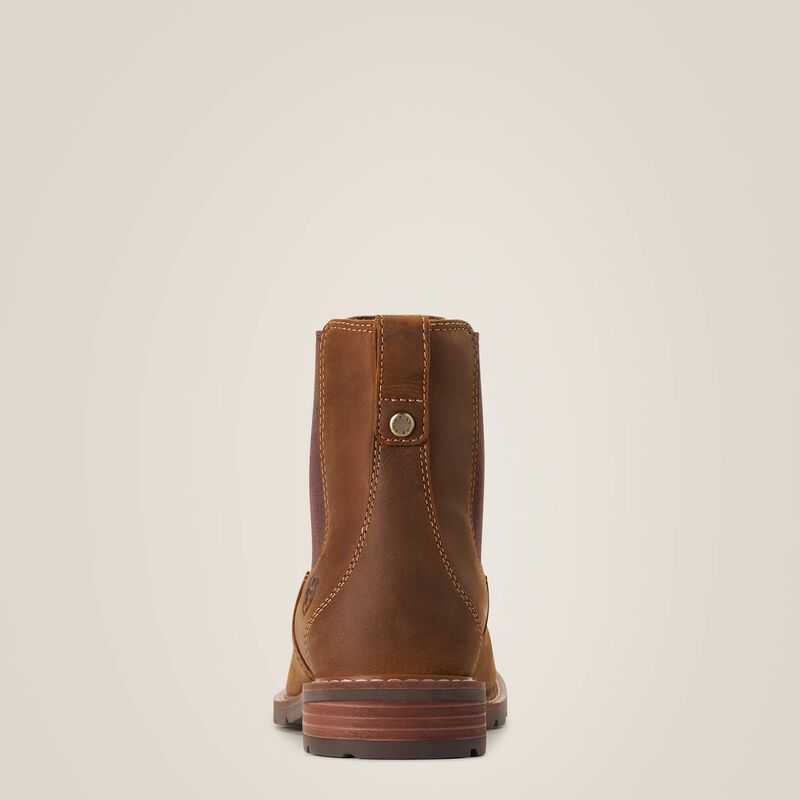 Ariat Wexford Waterproof Chelsea Boot Brown | 985WBFZPJ