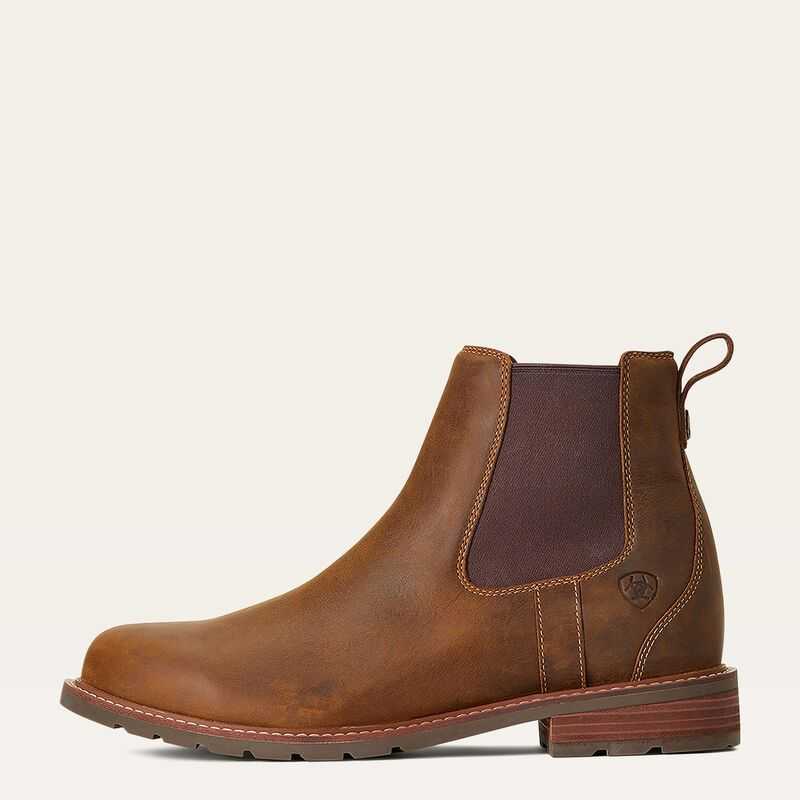 Ariat Wexford Waterproof Chelsea Boot Brown | 051HILKRN