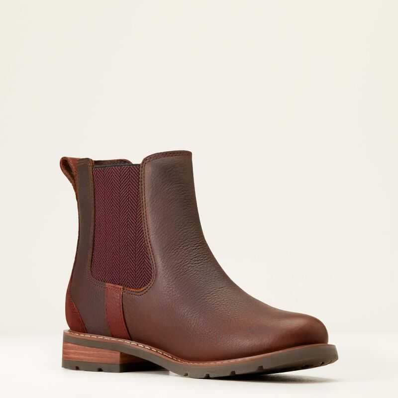 Ariat Wexford Waterproof Chelsea Boot Dark Brown | 694CPTBMD