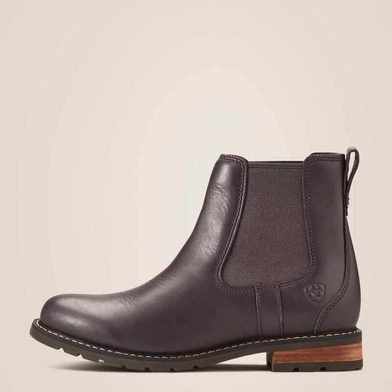 Ariat Wexford Waterproof Chelsea Boot Dark Brown | 827APRSGB