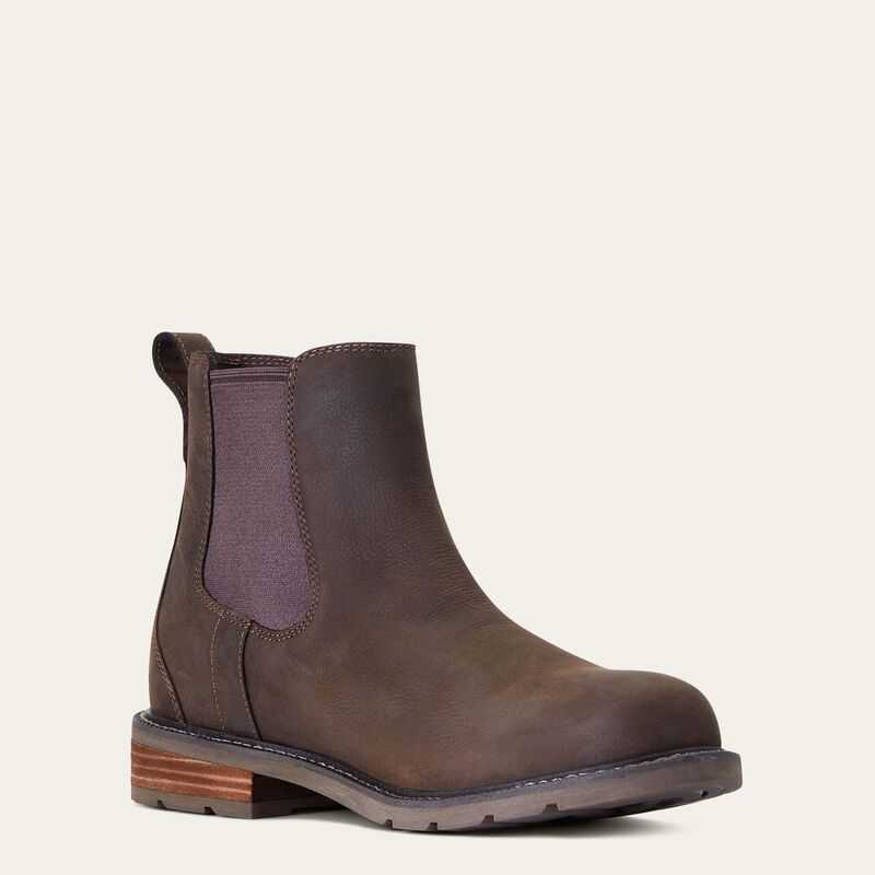 Ariat Wexford Waterproof Chelsea Boot Java | 694DRLZBN