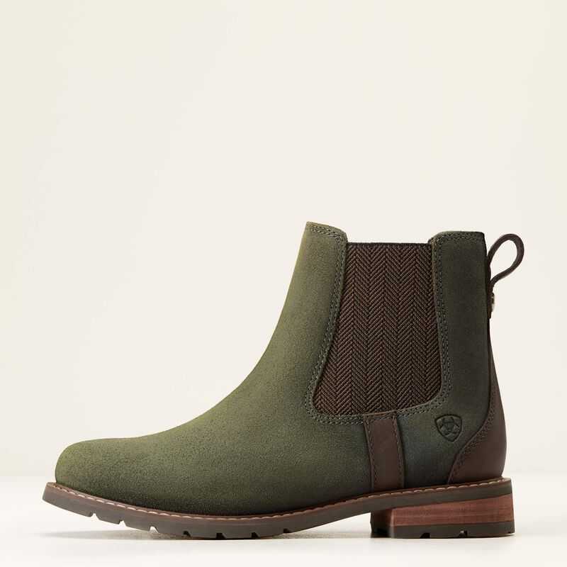 Ariat Wexford Waterproof Chelsea Boot Olive | 756WBNUMG