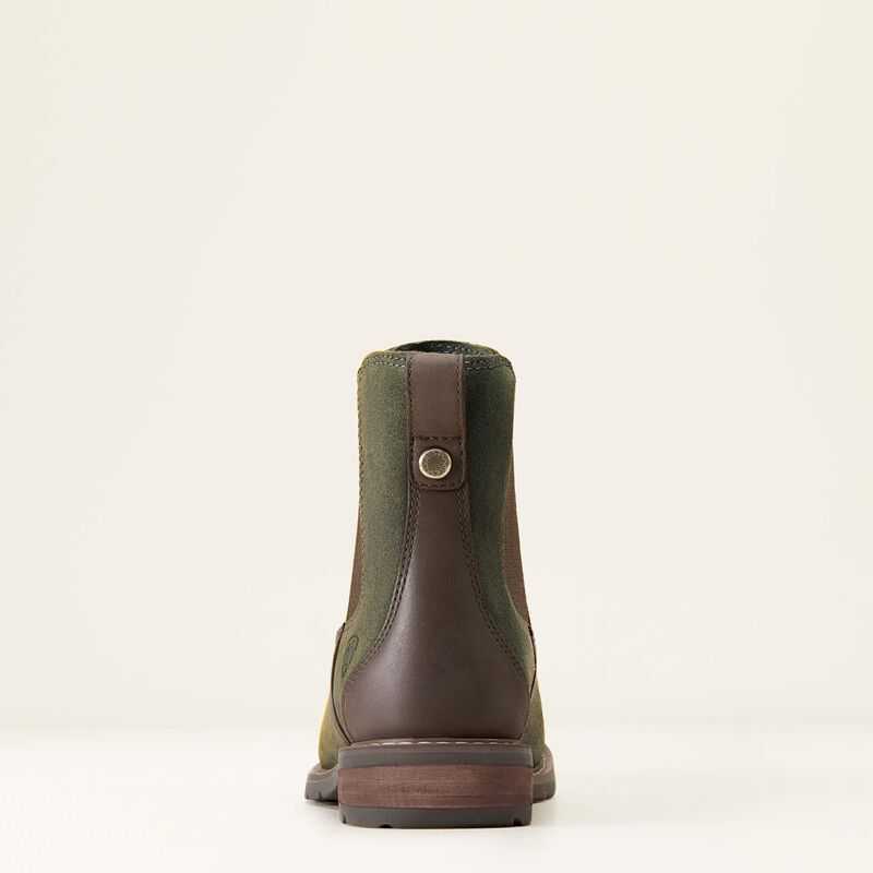 Ariat Wexford Waterproof Chelsea Boot Olive | 756WBNUMG