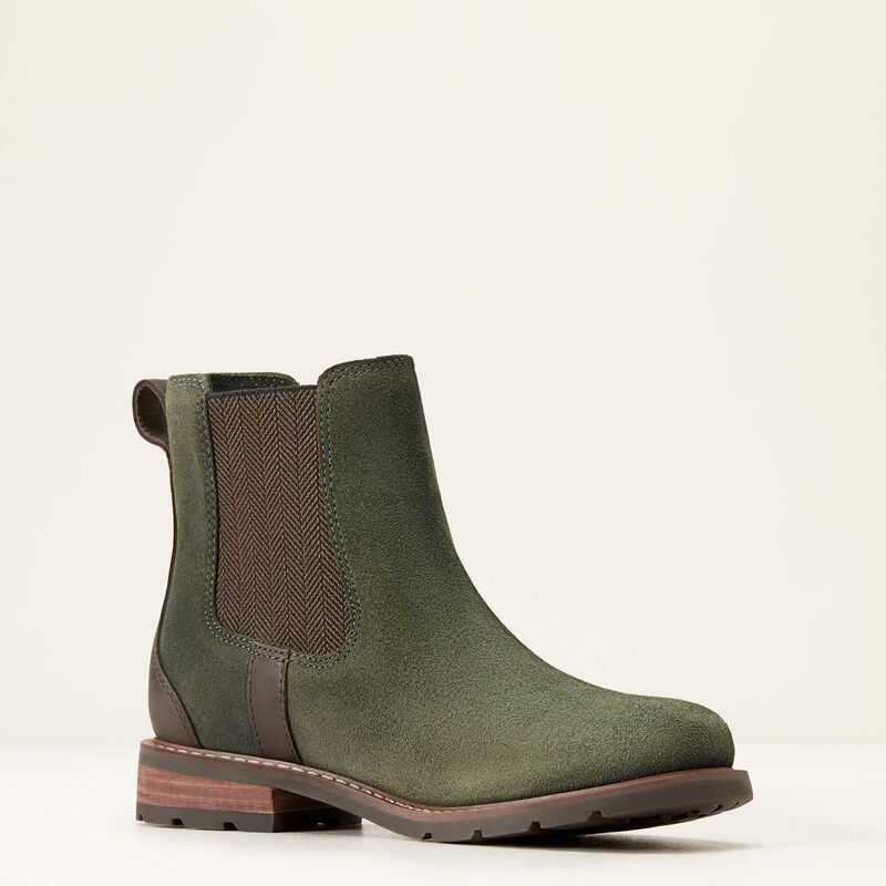 Ariat Wexford Waterproof Chelsea Boot Olive | 756WBNUMG