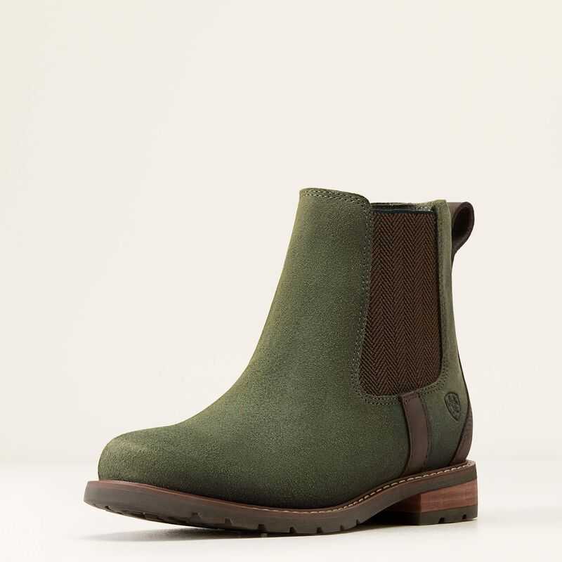 Ariat Wexford Waterproof Chelsea Boot Olive | 756WBNUMG