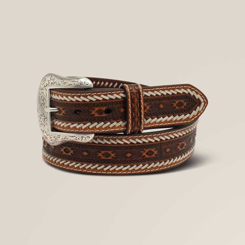 Ariat Whip Stitch Belt Brown | 651EQAGXU