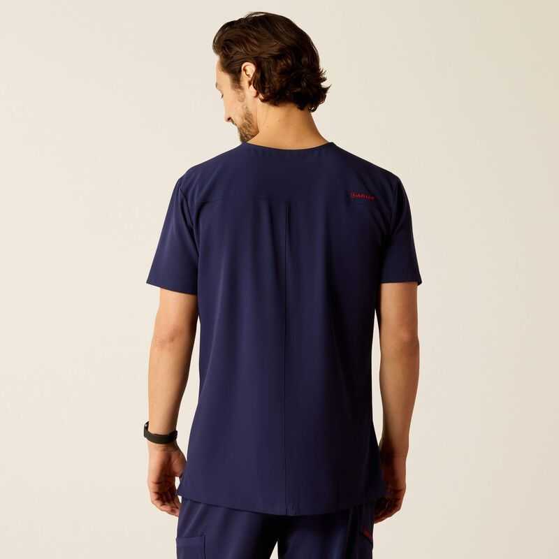 Ariat Whitman Scrub Top Navy | 391FLYANI