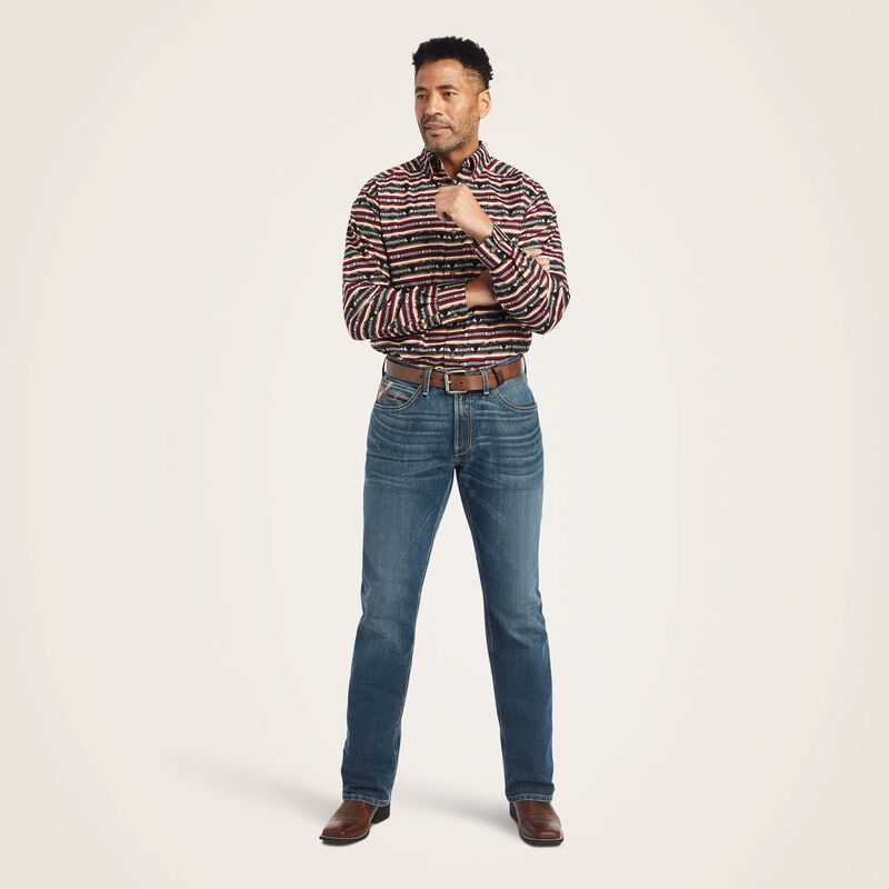 Ariat Winford Classic Fit Shirt Monument | 648RIQEBV