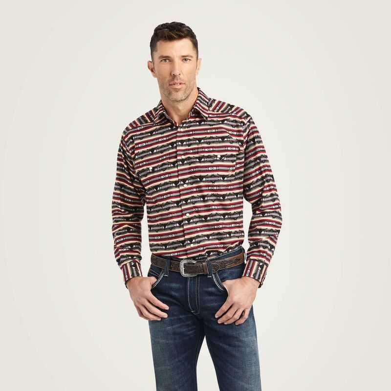 Ariat Winford Classic Fit Shirt Monument | 218UYAFWI