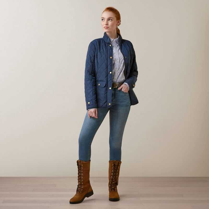 Ariat Woodside Jacket Navy | 093DKWPBQ