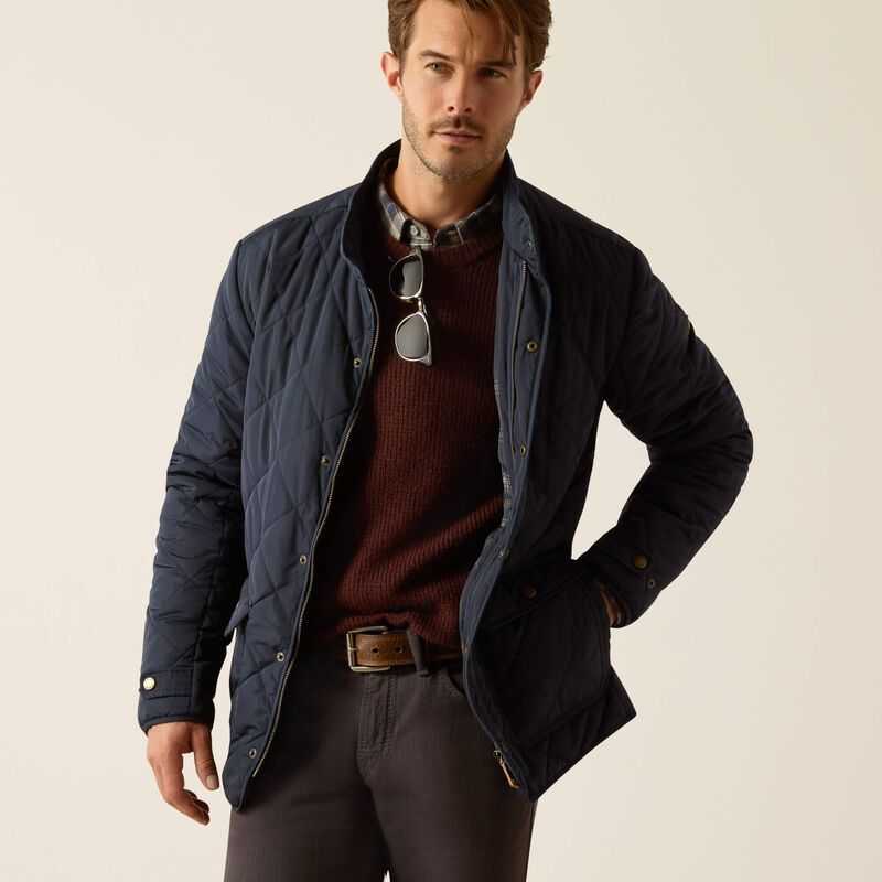 Ariat Woodside Jacket Navy | 548MEFNHB