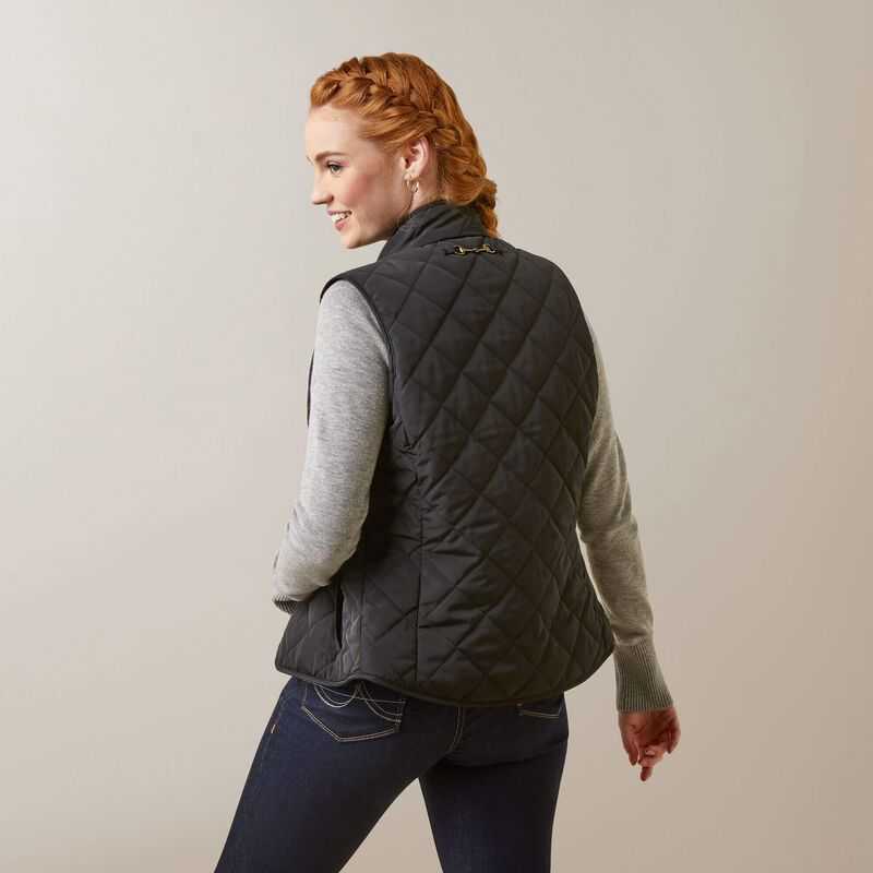 Ariat Woodside Vest Black | 823OZWHQK