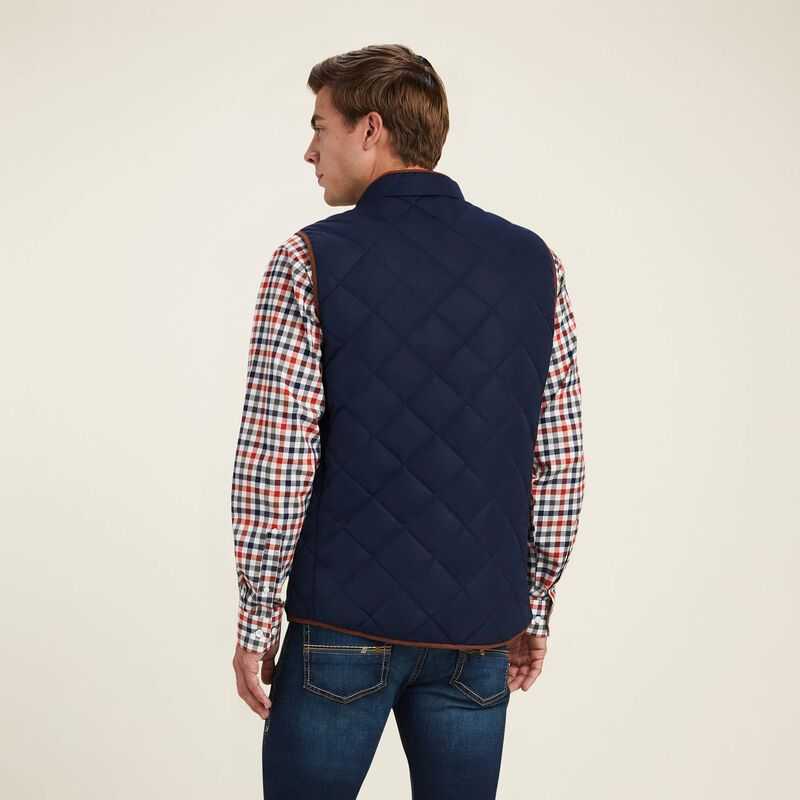 Ariat Woodside Vest Navy | 480PCMZGI