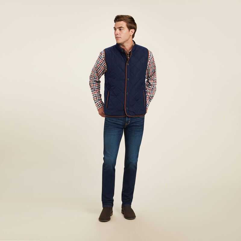 Ariat Woodside Vest Navy | 480PCMZGI