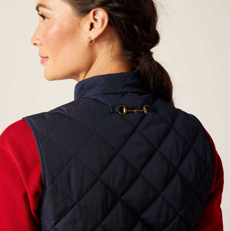 Ariat Woodside Vest Navy | 589GUEVRD