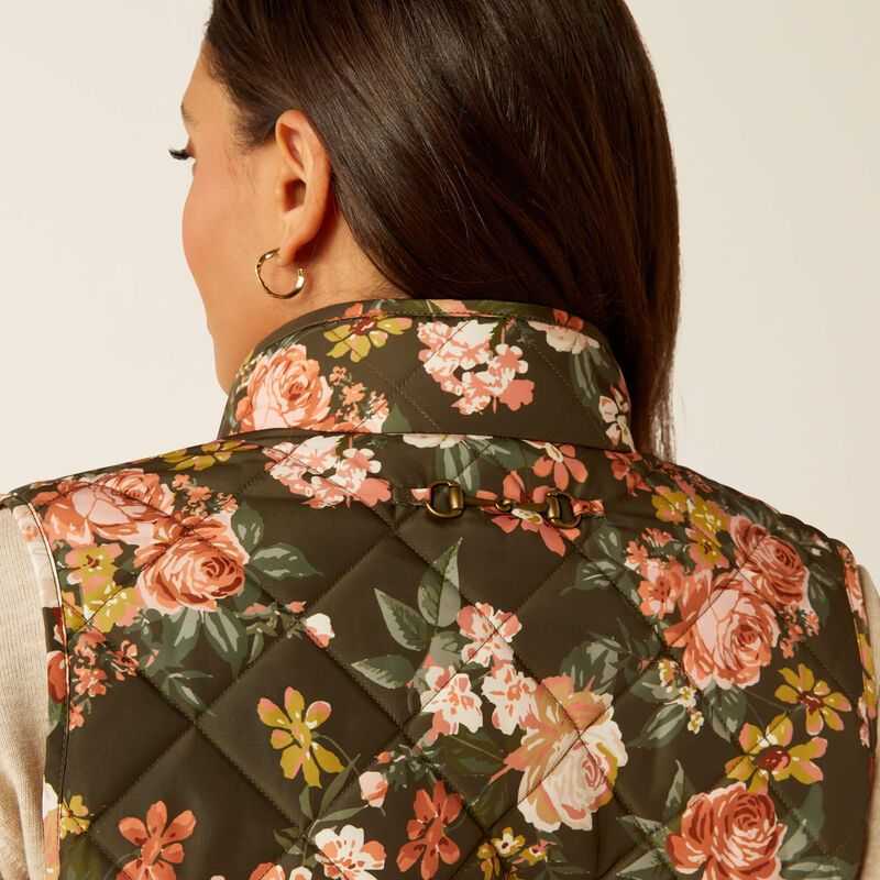 Ariat Woodside Vest Rosegarden Print | 129TVDGZA