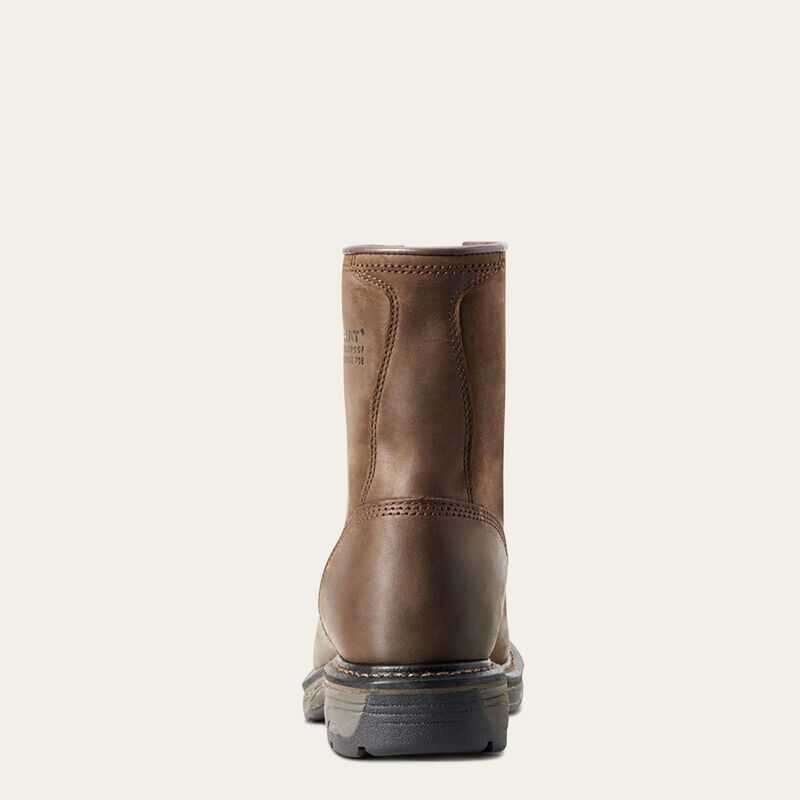 Ariat WorkHog 8' Waterproof Composite Toe Work Boot Brown | 408CFEIRZ