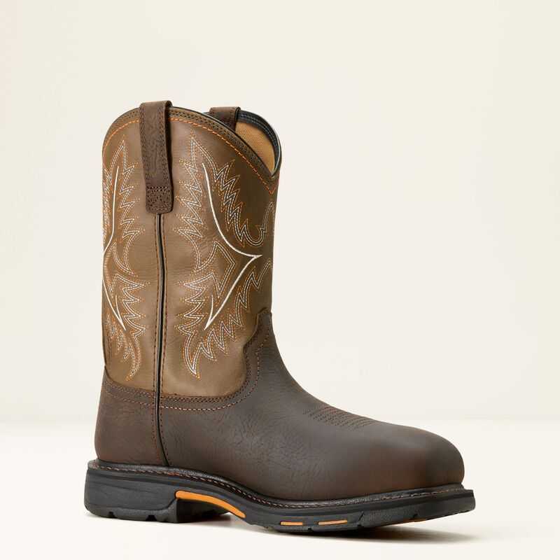 Ariat WorkHog CSA Waterproof Insulated Composite Toe Work Boot Brown | 219NUYJSA