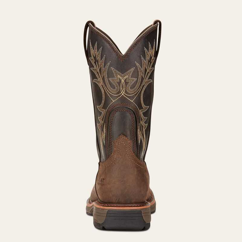 Ariat WorkHog Waterproof Work Boot Brown | 258ADNGIS